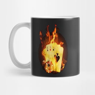 Flaming Cards Mug